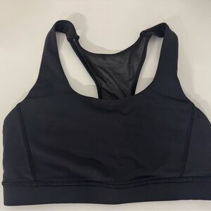 Lululemon Black Racerback Bra - Size 4.